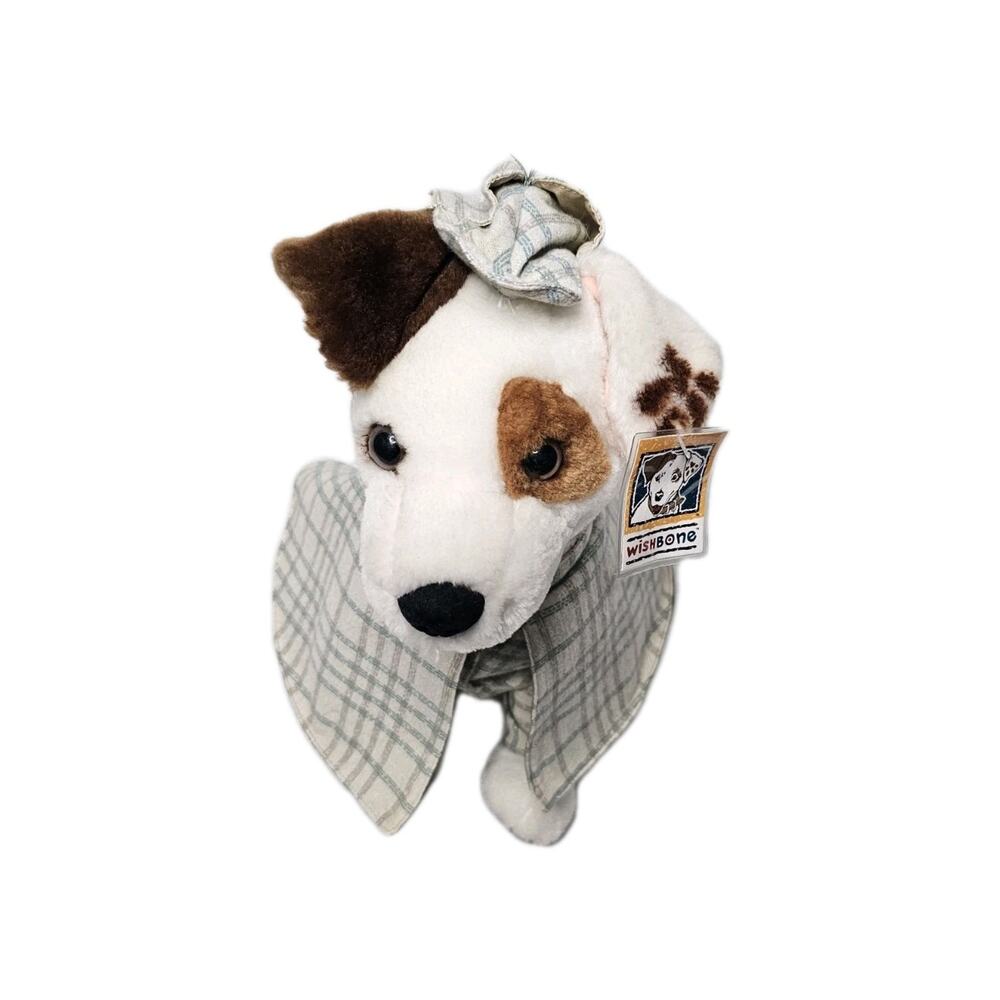 12" Wishbone Sherlock Holmes Plush Dog With Tags 1996 Vintage